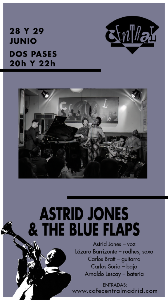 ASTRID JONES & THE BLUE FLAPS - CAFÉ CENTRAL